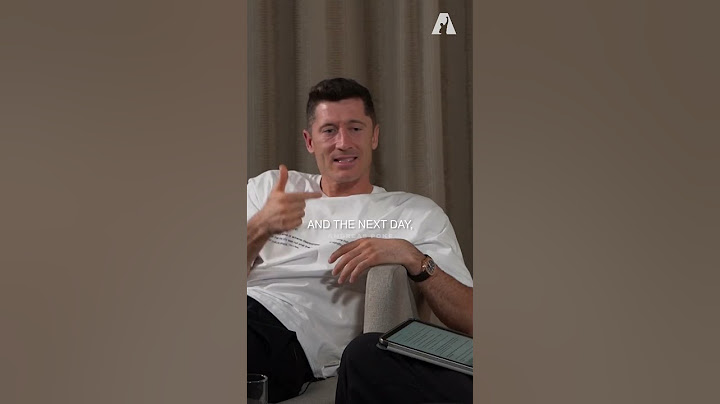 Robert Lewandowski about Arjen Robben and his work etic