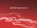 GLEE Just The Way You Are With Lyrics 