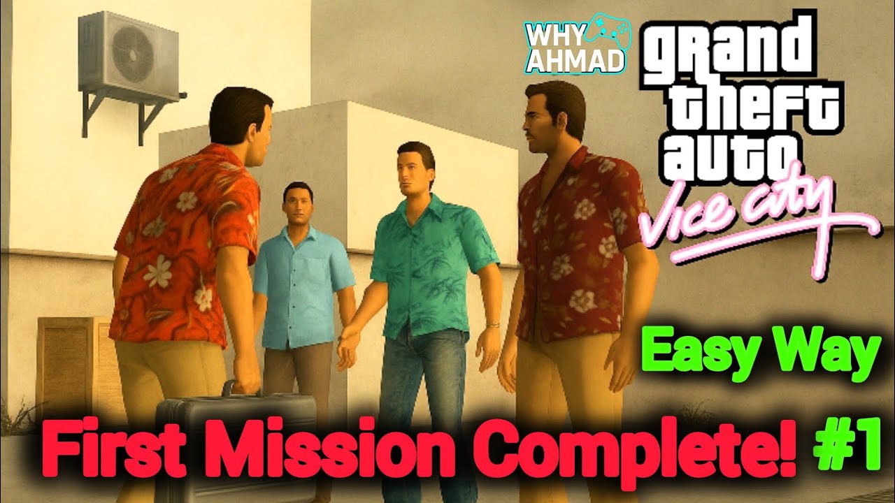 🎯 GTA Vice City – First Mission Complete! | Tommy’s First Step to Power Story Mode Walkthrough 2025