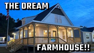 The ULTIMATE Farmhouse!  The BEST FARMHOUSE I've  Seen!  Model: Carolina Farmhouse