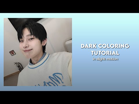 dark coloring tutorial in alight motion :･ﾟ✩