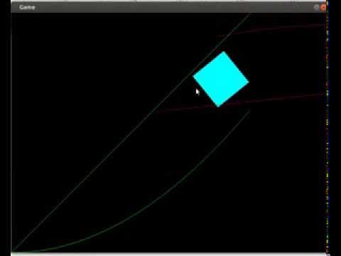 LWJGL Simple rotated box point collision demo