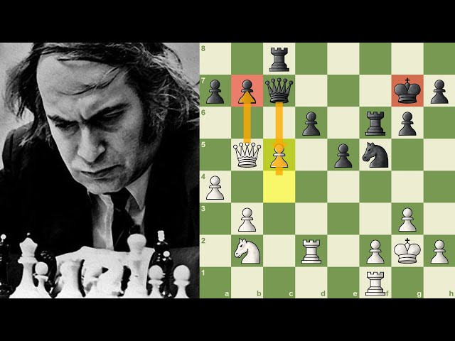 Uma partida INCRÍVEL entre 2 MAGOS do xadrez! Mikhail Tal encara outro  feiticeiro 