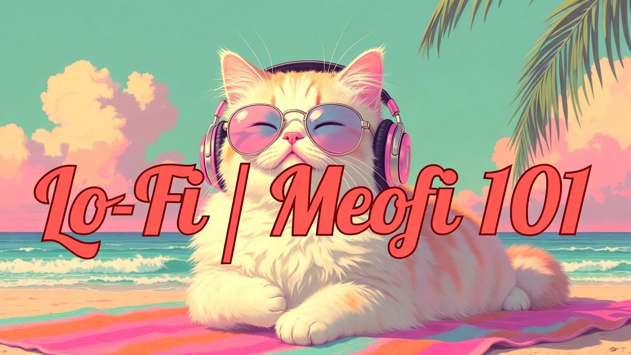 Focus Music for Late Night Vibes: Cozy Meofi Cat Beats 🌃🐱 | 101