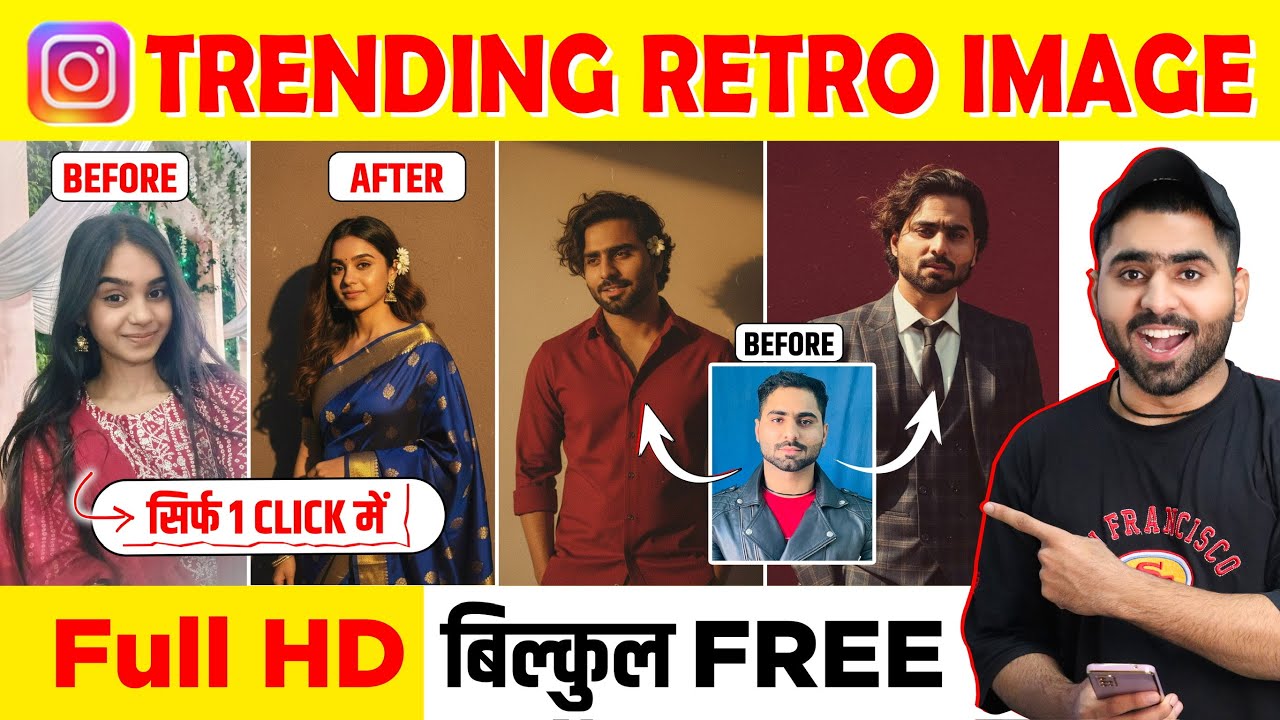 Trending Ai Retro Style Vintage Photo Editing Prompts | Google Gemini Viral Photo Editing