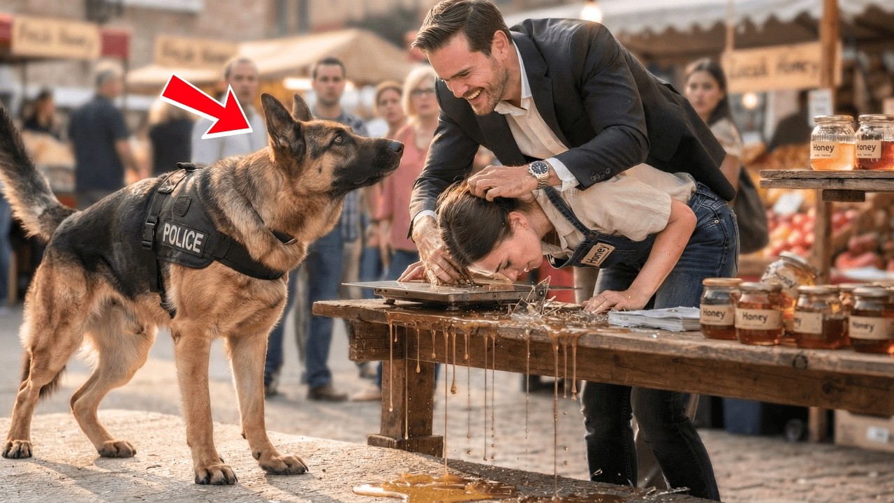 A Rich Young Man Slammed a Waitress’ Head on the Table— He Didn’t Know a Police Dog Was Watching