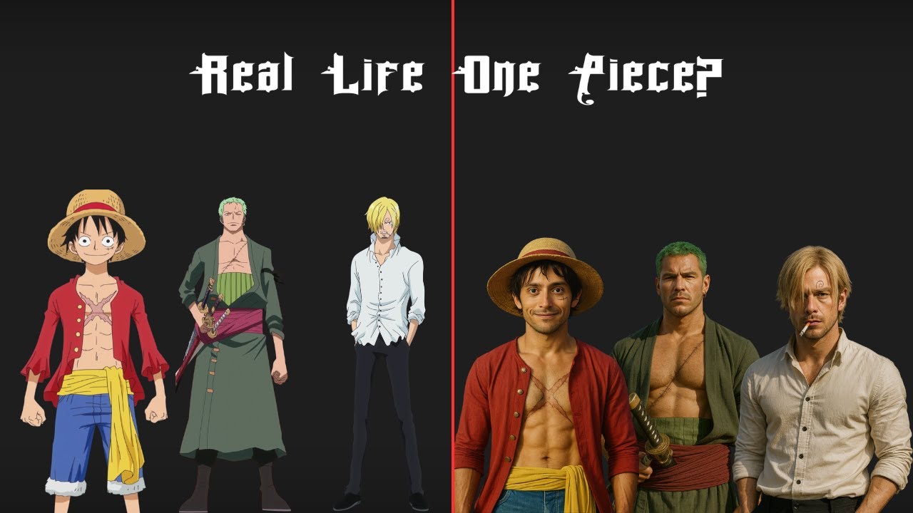 One Piece Characters in Real Life | AI Transformation ⚓️🏴☠️🍖