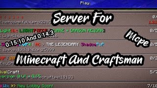 Server For Mcpe 0.15.10 and 0.14.3 Minecraft And Craftsman #3 screenshot 3