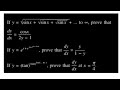 🔴ify=√sinx+√sinx+√sinx+•• infinity,y=e^(x+e^(x+e^••infinity y=(tanx)^(tanx)^(tanx)••infinity dy/dx=?