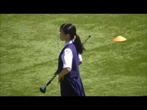 第９９回高校野球千葉大会開会式　ブラスバンドのリハーサル入退場シーン