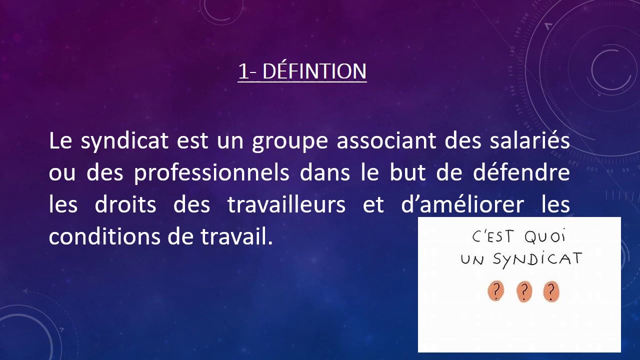 sociologie: les syndicats