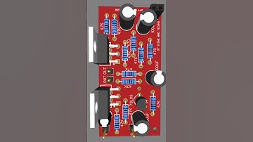 TDA 2050 100W Bridge AMP||100W Amplifier Circuit Diagram & PCB Design