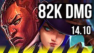 LUCIAN & Thresh vs CAITLYN & Nautilus (ADC) | 7k comeback, Quadra, 82k DMG | EUW Master | 14.10