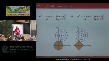 Optimization 3 - Stephen Wright - MLSS 2013 Tübingen
