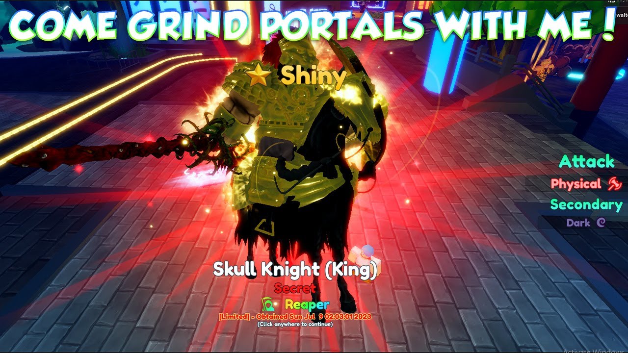 Skull knight (King) Shiny l Anime adventures