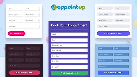 AppointUp WordPress Plugin - Elementor Addon