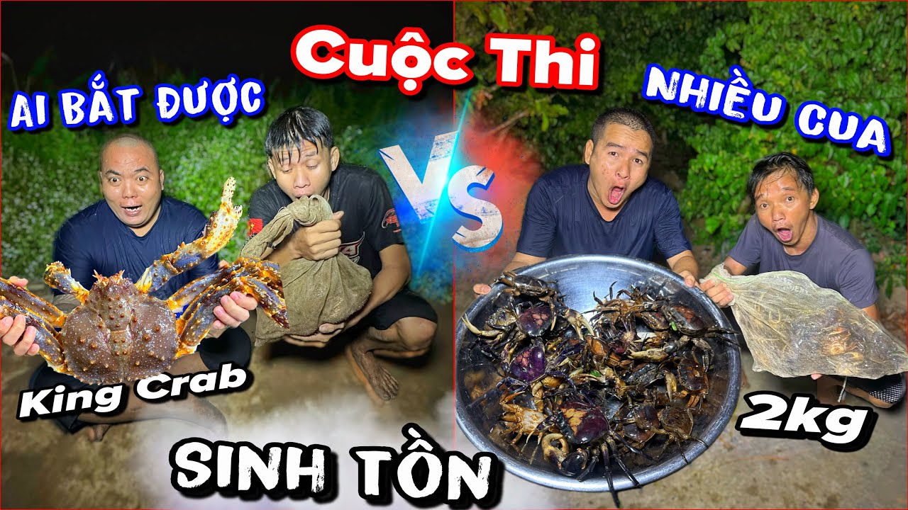 Cuộc thi bắt cua đồng không dụng cụ ai bắt được nhiều cua nhất sẽ dành được phần thưởng | Thánh Xàm