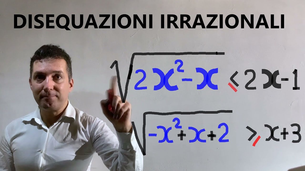 Disequazioni irrazionali .Come risolverle in modo corretto .Esempi svolti passo passo