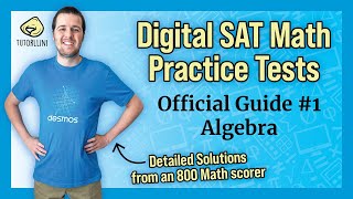 Digital SAT Math - Official Guide #1 Algebra