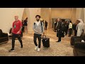 لحظة استقبال محمد صلاح لدي وصوله الي قطر للمشاركة مع ليفربول في كأس العالم للأندية في الدوحه