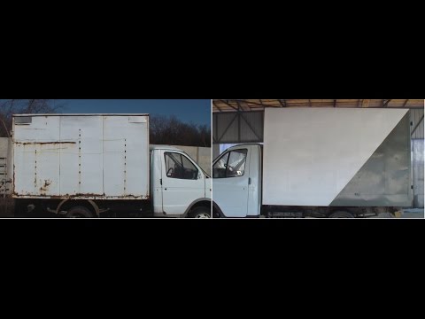Как отремонтировать сгнившую будку- фургон грузовика Газель