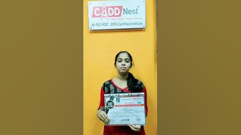 CADD NEST SHESHADRIPURAM STUDENT TESTIMONIAL