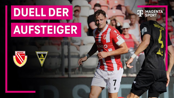 FC Energie Cottbus - Alemannia Aachen, Highlights mit Live-Kommentar | 3. Liga | MAGENTA SPORT