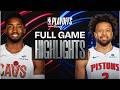 Pistons Edge Cavaliers 111-101 in Game 1 🏀