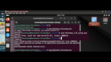 Ubuntu/Wine: could not load KERNEL32.dll FIX