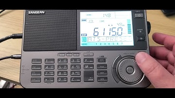 Tuning 6000 to 7000 kHz on Sangean ATS-909X2 receiver with MLA 30 loop antenna and comments
