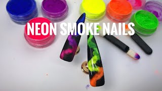 Neon Smoke Nail Tutorial