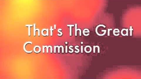 Go and Make Disciples