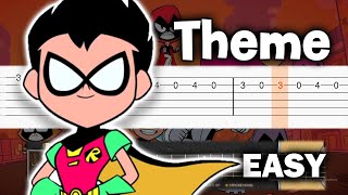 Teen Titans - Theme song - Guitar tutorial (TAB)