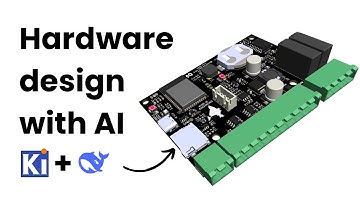 Hardware design with DeepSeek AI | KiCad + DeepSeek | IoT Datalogger+RTC+ESP32 S3 | Ampnics