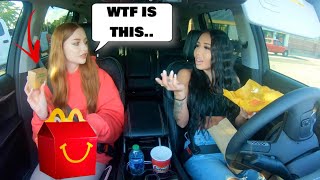 BUYING MY HUNGRY BESTFRIEND A KIDS MEAL TO SEE HOW SHE REACTS!!