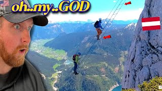 American Blown Away by the Stairway To Heaven In Austria