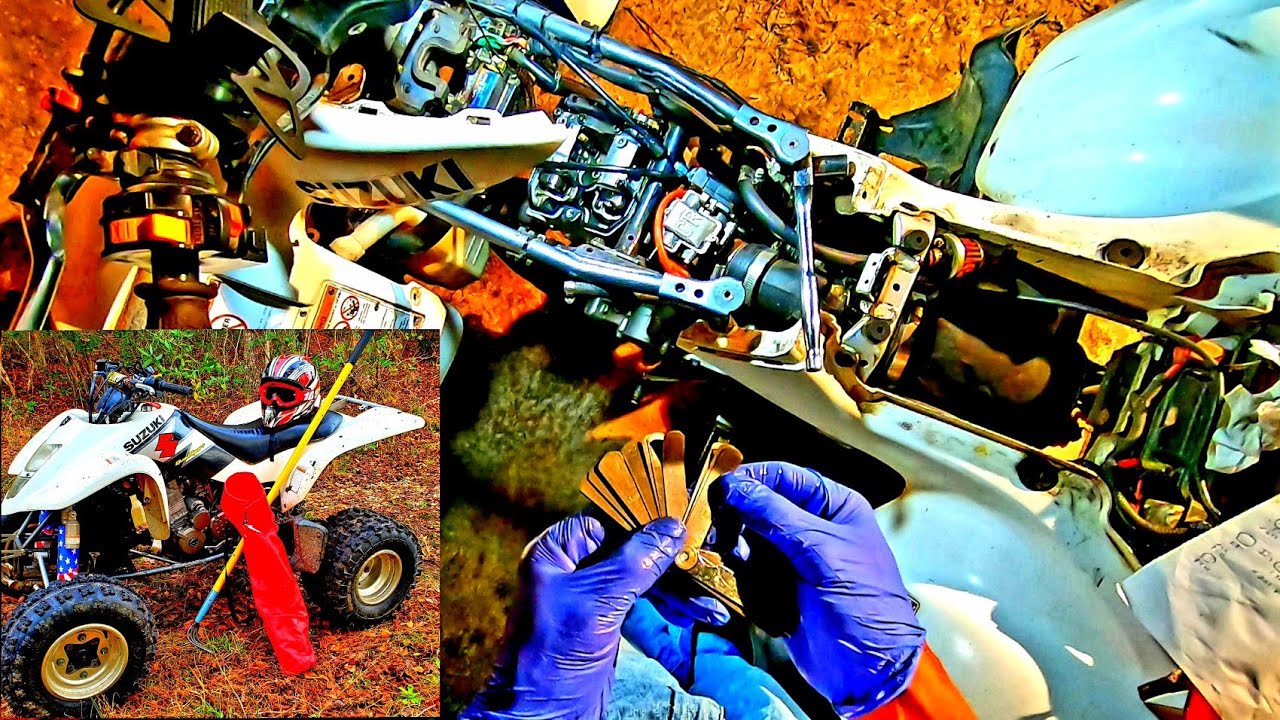 How To Check And Adjust Valve Clearance On Suzuki LTZ400! I Need
