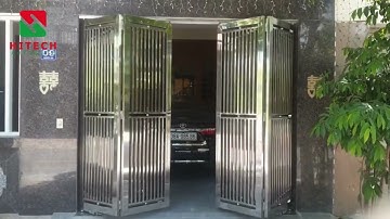 Cổng 4 cánh lắp đặt Motor Âm sàn V2-Intro 24V | Hitech Autogate