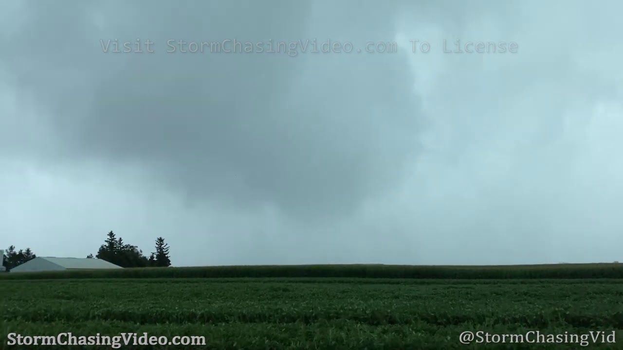 Raw video of the Pearl City, IL Tornado - 8/10/2020