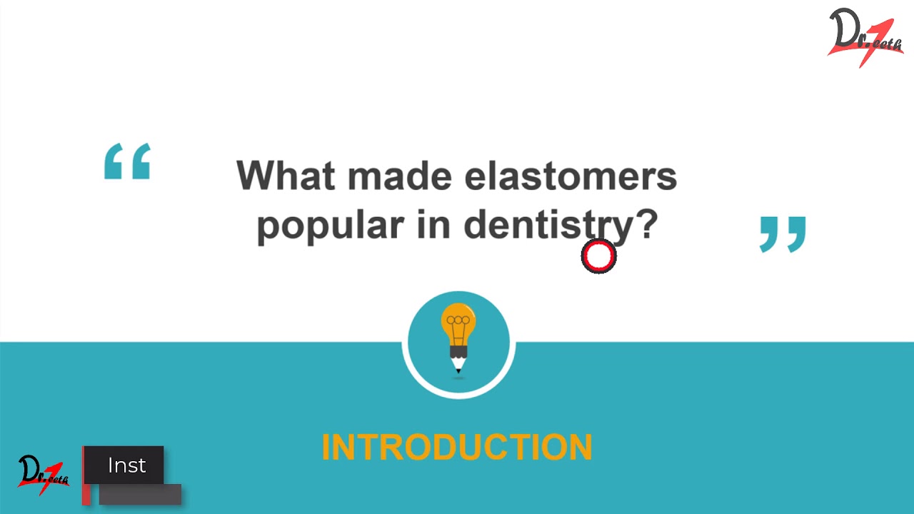 Introduction to Elastomeric Impression materials YouTube
