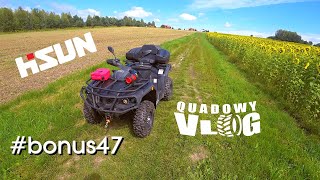 #bonus47 - HISUN Tactic 550 EPS, quad dla rolnika i do wożenia Dzików z polskiego lasu 😂 (quad vlog)
