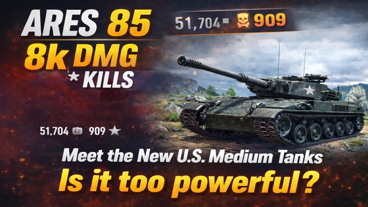 Ares 85 Tier IX GOES WILD 🔥 8K DMG & 8 KILLS | World of Tanks 2026 Replay