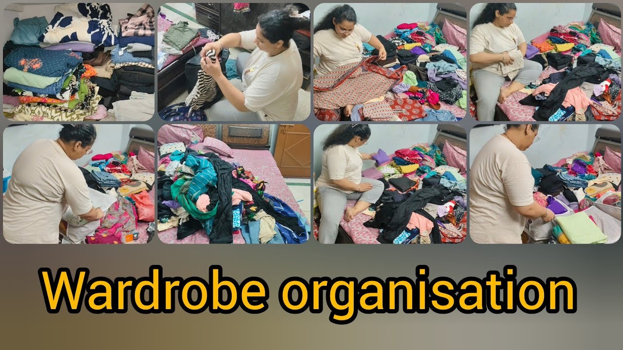 🌺 Aaj apni Wardrobe 👚🎽bhi Organise kar h di।।