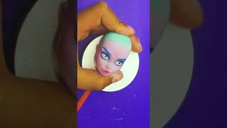 Lets Repaint a Pastel Lolita #monsterhigh #ooakdoll #tiktok #artdoll #custom #dollrepaint #pastel