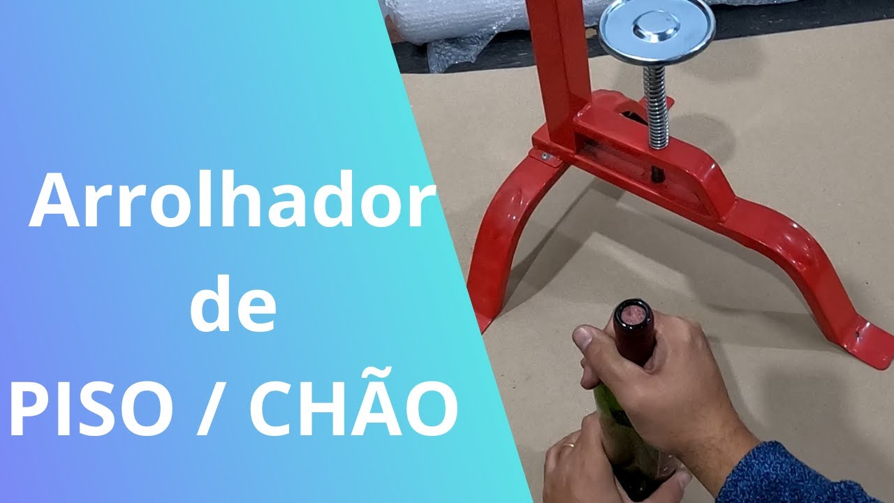 ARROLHADOR DE CHÃO / PISO PARA GARRAFAS DE VINHO