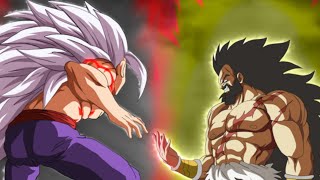 Goku God Killer challenges Daishinkan and Akumo Gohan meets King Sadala