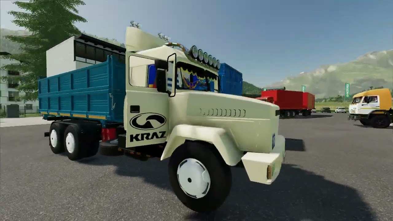 Обзор на КрАЗ 64431 сельхозник. Мод для farming simulator 22