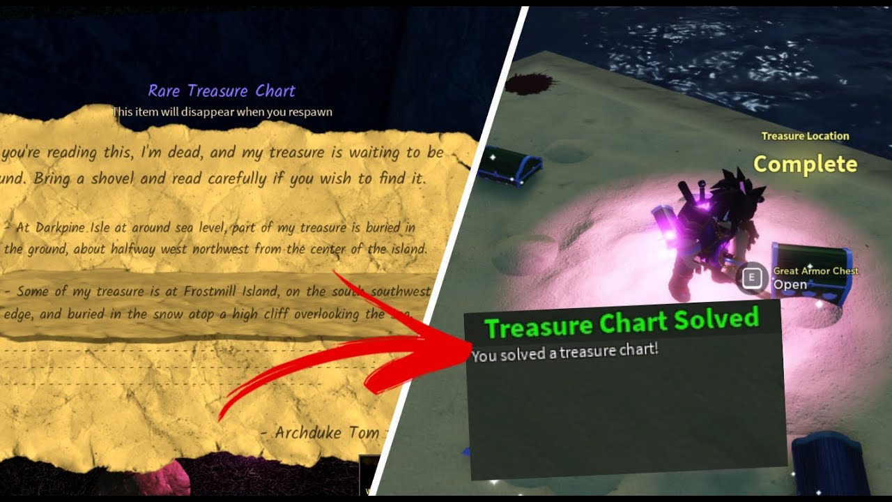 Arcane Odyssey  Guide on Treasure Charts & Locations 
