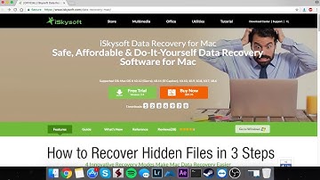 iSkysoft Data Recovery - How to Recover Hidden File in 3 Steps