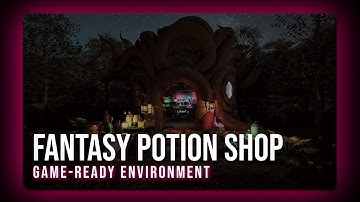 Fantasy Potion Shop | Game-Ready Environment | Unreal Engine 5.